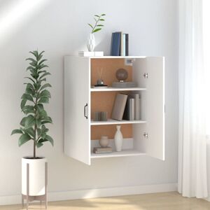 vidaXL White Hanging Cabinet - Wall-mounted Storage - 69.5x34x90 cm - Kitchen/Bedroom/Living Room vidaXL White Hanging Cabinet - Wall-mounted Storage - 69.5x34x90 cm - Kitchen/Bedroom/Living Room