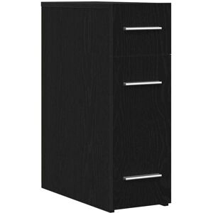 Apothecary Cabinet Black oak 20 x 45.5 x 60 cm Engineered Wood Vidaxl Apothecary Cabinet Black oak 20 x 45.5 x 60 cm Engineered Wood Vidaxl