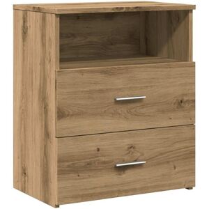 Bedside Cabinet Artisan Oak 50x32x60cm Engineered Wood Vidaxl Bedside Cabinet Artisan Oak 50x32x60cm Engineered Wood Vidaxl