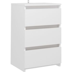 Bed Cabinet White 40x35x62.5 cm Engineered Wood Vidaxl Bed Cabinet White 40x35x62.5 cm Engineered Wood Vidaxl