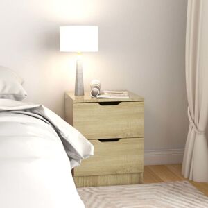 vidaXL Sonoma Oak Bedside Cabinet - Modern Compact Storage vidaXL Sonoma Oak Bedside Cabinet - Modern Compact Storage