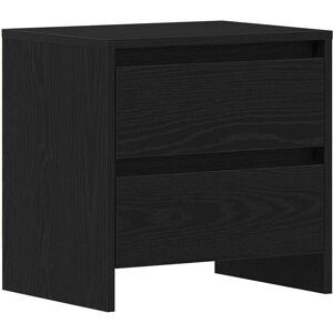 Vidaxl - Bedside Cabinet Black oak 45 x 34 x 44.5 cm Engineered wood Vidaxl - Bedside Cabinet Black oak 45 x 34 x 44.5 cm Engineered wood