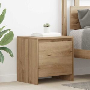 Bedside Cabinet Artisan oak 45 x 34 x 44.5 cm Engineered wood Vidaxl Bedside Cabinet Artisan oak 45 x 34 x 44.5 cm Engineered wood Vidaxl