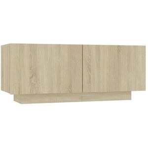 Bedside Cabinet Sonoma Oak 100x35x40 cm Engineered Wood Vidaxl Bedside Cabinet Sonoma Oak 100x35x40 cm Engineered Wood Vidaxl