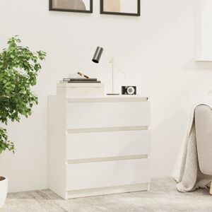 Bedside Cabinet White 60x36x64 cm Solid Pinewood Vidaxl Bedside Cabinet White 60x36x64 cm Solid Pinewood Vidaxl