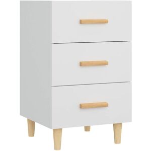 Bedside Cabinet White 40x40x66 cm Engineered Wood Vidaxl Bedside Cabinet White 40x40x66 cm Engineered Wood Vidaxl