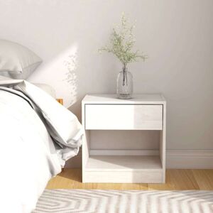 Bedside Cabinet White 40x31x40 cm Solid Pinewood Vidaxl Bedside Cabinet White 40x31x40 cm Solid Pinewood Vidaxl