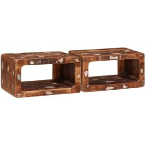 Bedside Tables 45 x 30 x 24 cm Solid reclaimed wood Vidaxl Bedside Tables 45 x 30 x 24 cm Solid reclaimed wood Vidaxl