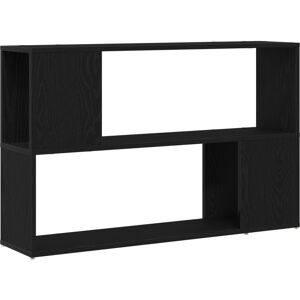 Vidaxl - Black Oak Book Shelf, 100x24x63 cm, Made from Engineered Wood Vidaxl - Black Oak Book Shelf, 100x24x63 cm, Made from Engineered Wood