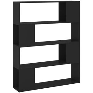 Book Cabinet Room Divider Black 100x24x124 cm Vidaxl Book Cabinet Room Divider Black 100x24x124 cm Vidaxl