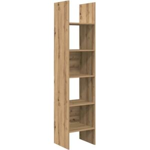 Book Cabinet Artisan oak 40 x 35 x 180 cm Engineered Wood Vidaxl Book Cabinet Artisan oak 40 x 35 x 180 cm Engineered Wood Vidaxl