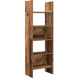 Book Cabinet Old wood 60 x 35 x 180 cm Engineered wood Vidaxl Book Cabinet Old wood 60 x 35 x 180 cm Engineered wood Vidaxl