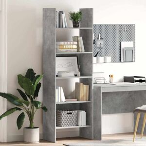 Book Cabinet Concrete Grey 60x35x180 cm Engineered Wood vidaXL Book Cabinet Concrete Grey 60x35x180 cm Engineered Wood vidaXL
