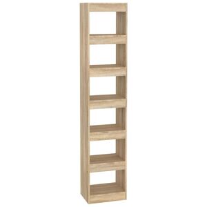 Book Cabinet/Room Divider Sonoma Oak 40x30x198 cm Vidaxl Book Cabinet/Room Divider Sonoma Oak 40x30x198 cm Vidaxl