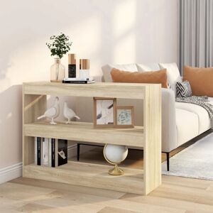 Vidaxl - Book Cabinet/Room Divider Sonoma Oak 100x30x72 cm Vidaxl - Book Cabinet/Room Divider Sonoma Oak 100x30x72 cm