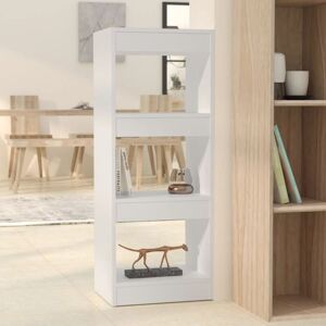 Nnevl White Book Cabinet - 40x30x103 Cm - Bookcase/Room Divider Nnevl White Book Cabinet - 40x30x103 Cm - Bookcase/Room Divider