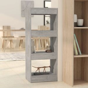 Book Cabinet/Room Divider Concrete Grey 40x30x103 cm Engineered Wood Vidaxl Book Cabinet/Room Divider Concrete Grey 40x30x103 cm Engineered Wood Vidaxl