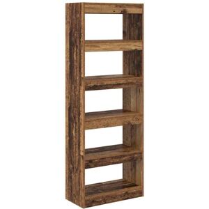 Book Cabinet Old wood 60 x 30 x 166 cm Engineered wood Vidaxl Book Cabinet Old wood 60 x 30 x 166 cm Engineered wood Vidaxl