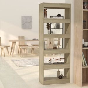 Book Cabinet/Room Divider Sonoma Oak 60x30x166 cm Engineered Wood Vidaxl Book Cabinet/Room Divider Sonoma Oak 60x30x166 cm Engineered Wood Vidaxl