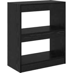 Book Cabinet Black oak 60 x 30 x 72 cm Engineered wood Vidaxl Book Cabinet Black oak 60 x 30 x 72 cm Engineered wood Vidaxl