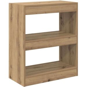 Book Cabinet Artisan oak 60 x 30 x 72 cm Engineered wood Vidaxl Book Cabinet Artisan oak 60 x 30 x 72 cm Engineered wood Vidaxl