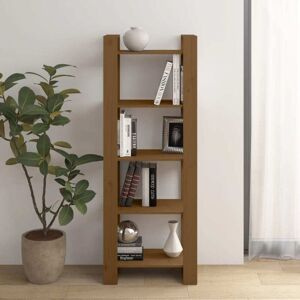 Vidaxl - Book Cabinet/Room Divider Honey Brown 60x35x160 cm Solid Wood Vidaxl - Book Cabinet/Room Divider Honey Brown 60x35x160 cm Solid Wood