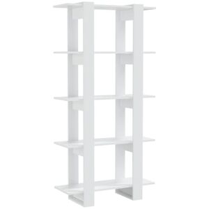 Book Cabinet/Room Divider High Gloss White 80x30x160 cm Vidaxl Book Cabinet/Room Divider High Gloss White 80x30x160 cm Vidaxl