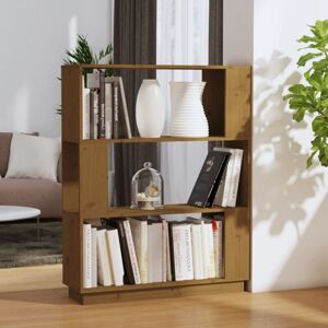 Book Cabinet/Room Divider Honey Brown 80x25x101 cm Solid Wood Vidaxl Book Cabinet/Room Divider Honey Brown 80x25x101 cm Solid Wood Vidaxl