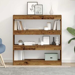 Vidaxl - Book Cabinet Old wood 100 x 30 x 103 cm Engineered Wood Vidaxl - Book Cabinet Old wood 100 x 30 x 103 cm Engineered Wood