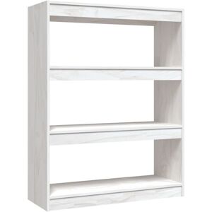 Vidaxl - Book Cabinet/Room Divider White 100x30x103 cm Solid Pinewood Vidaxl - Book Cabinet/Room Divider White 100x30x103 cm Solid Pinewood