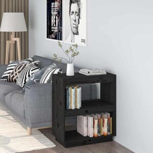 Book Cabinet Black 60x35x71 cm Solid Wood Pine Vidaxl Book Cabinet Black 60x35x71 cm Solid Wood Pine Vidaxl