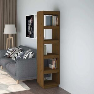 Vidaxl - Book Cabinet/Room Divider Honey Brown 40x35x167 cm Solid Wood Pine Vidaxl - Book Cabinet/Room Divider Honey Brown 40x35x167 cm Solid Wood Pine