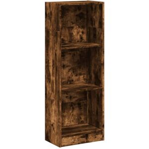Bookcase Smoked Oak 40x24x109 cm Engineered Wood Vidaxl Bookcase Smoked Oak 40x24x109 cm Engineered Wood Vidaxl