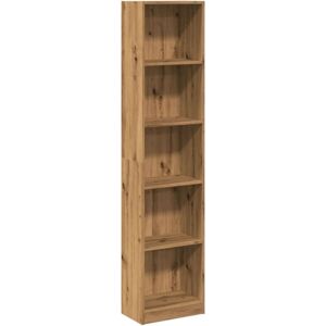 Bookcase Artisian Oak 40x24x176 cm Engineered Wood Vidaxl Bookcase Artisian Oak 40x24x176 cm Engineered Wood Vidaxl