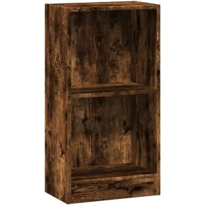 Bookcase Smoked Oak 40x24x76 cm Engineered Wood Vidaxl Bookcase Smoked Oak 40x24x76 cm Engineered Wood Vidaxl