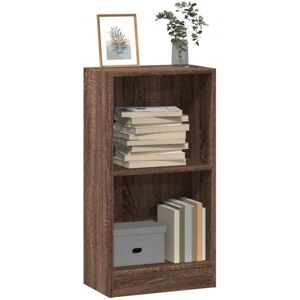 Bookcase Brown Oak 40x24x76 cm Engineered Wood Vidaxl Bookcase Brown Oak 40x24x76 cm Engineered Wood Vidaxl