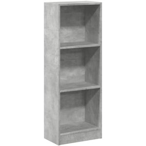 Bookcase Concrete Grey 40x24x109 cm Engineered Wood Vidaxl Bookcase Concrete Grey 40x24x109 cm Engineered Wood Vidaxl
