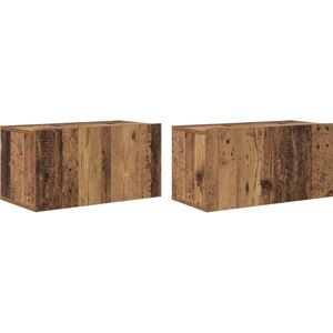 Vidaxl - tv Cabinet Set Old Wood Solid Reclaim wood Medium tv Cabinet Vidaxl - tv Cabinet Set Old Wood Solid Reclaim wood Medium tv Cabinet