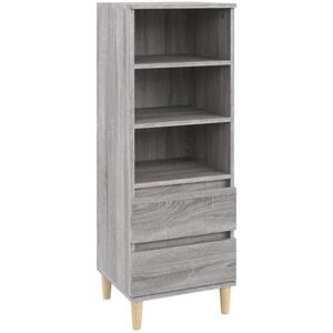 Vidaxl - Highboard Grey Sonoma 40x36x110 cm Engineered Wood Vidaxl - Highboard Grey Sonoma 40x36x110 cm Engineered Wood
