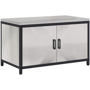 Vidaxl - Kitchen Storage Cabinet with Shelf Silver Stainless steel Vidaxl - Kitchen Storage Cabinet with Shelf Silver Stainless steel