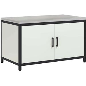 Kitchen Storage Cabinet with Drawer with Shelf White Steel Vidaxl Kitchen Storage Cabinet with Drawer with Shelf White Steel Vidaxl