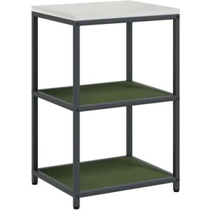 Kitchen Storage Shelf with Shelf with Storage Olive green Steel Vidaxl Kitchen Storage Shelf with Shelf with Storage Olive green Steel Vidaxl