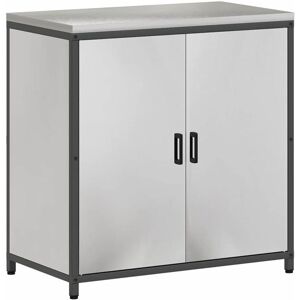 Vidaxl - Kitchen Storage Cabinet with Shelf Silver Stainless steel Vidaxl - Kitchen Storage Cabinet with Shelf Silver Stainless steel