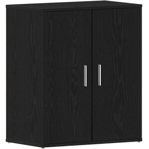 Shoe Cabinet Black oak 60 x 35 x 70 cm Engineered Wood Vidaxl Shoe Cabinet Black oak 60 x 35 x 70 cm Engineered Wood Vidaxl