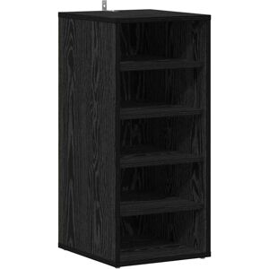 Shoe Cabinet Black oak 32 x 35 x 70 cm Engineered Wood Vidaxl Shoe Cabinet Black oak 32 x 35 x 70 cm Engineered Wood Vidaxl
