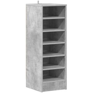 vidaXL Concrete Grey Wall-Mounted Shoe Cabinet - Shoe Rack Shelf vidaXL Concrete Grey Wall-Mounted Shoe Cabinet - Shoe Rack Shelf