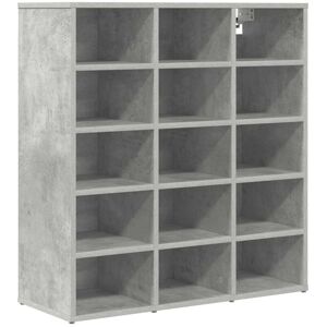 Vidaxl - Shoe Cabinet Concrete grey 77.5 x 30 x 83.5 cm Engineered wood Vidaxl - Shoe Cabinet Concrete grey 77.5 x 30 x 83.5 cm Engineered wood