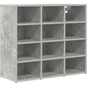 Vidaxl - Shoe Cabinet Concrete grey 77.5 x 30 x 67 cm Engineered wood Vidaxl - Shoe Cabinet Concrete grey 77.5 x 30 x 67 cm Engineered wood