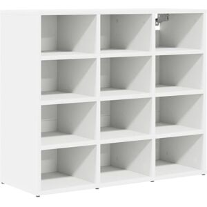 Vidaxl - Shoe Cabinet with Shelf White 77.5 x 30 x 67 cm Engineered wood Vidaxl - Shoe Cabinet with Shelf White 77.5 x 30 x 67 cm Engineered wood
