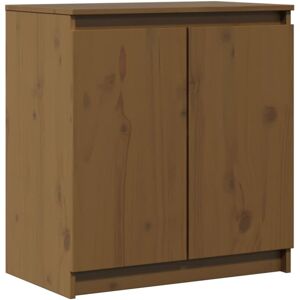 Side Cabinet Honey Brown 60x36x65 cm Solid Pinewood Vidaxl Side Cabinet Honey Brown 60x36x65 cm Solid Pinewood Vidaxl